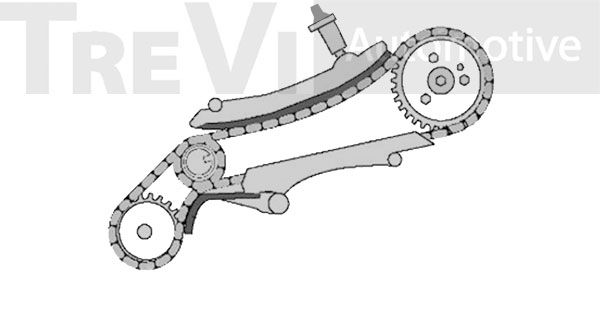 TREVI AUTOMOTIVE pavaros grandinės komplektas KC1002